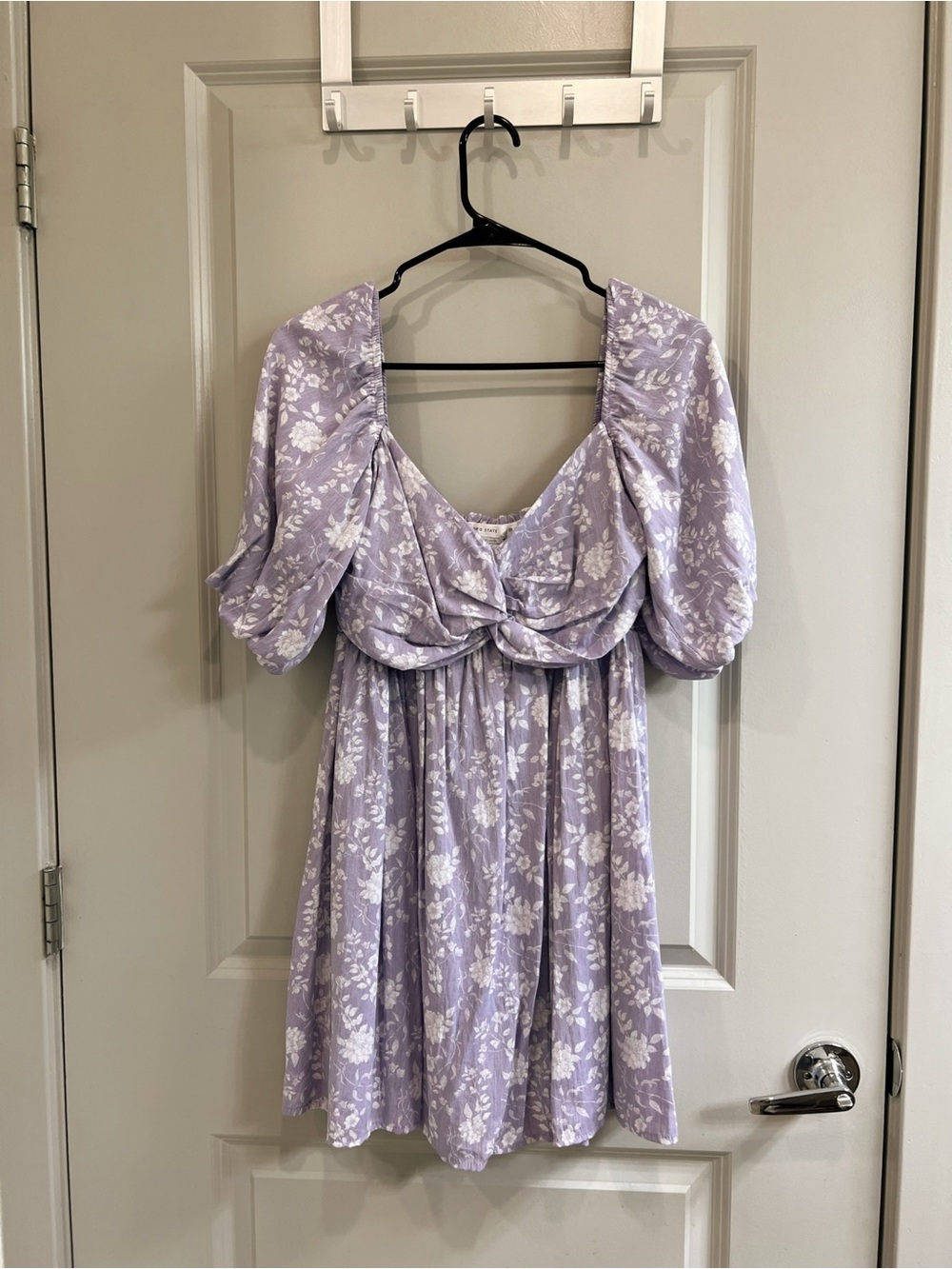 Altar'd State Jenni Twist Floral Mini Dress